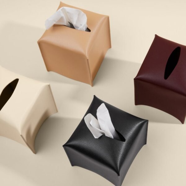 Leather Tissue Box Holder