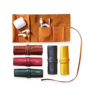 Smart Leather Tech Organizer