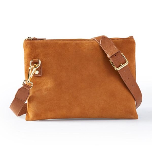 Suede Crossbody Bag