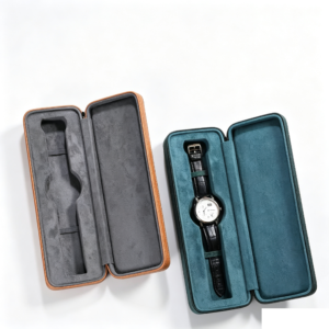Leather watch organizer