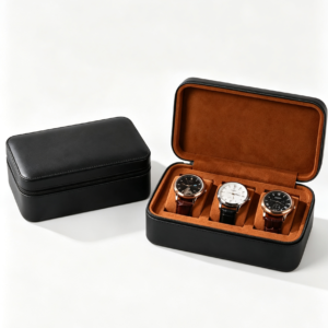 Personalized Leather Watch Box